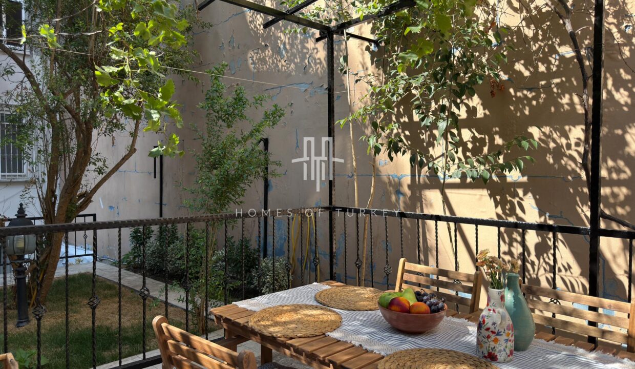 Fully Renovated 3+1 Apartment With Garden For Sale In Bomonti The Heart Of Istanbul- 1,,,,,,,,,,,,,,,,,,