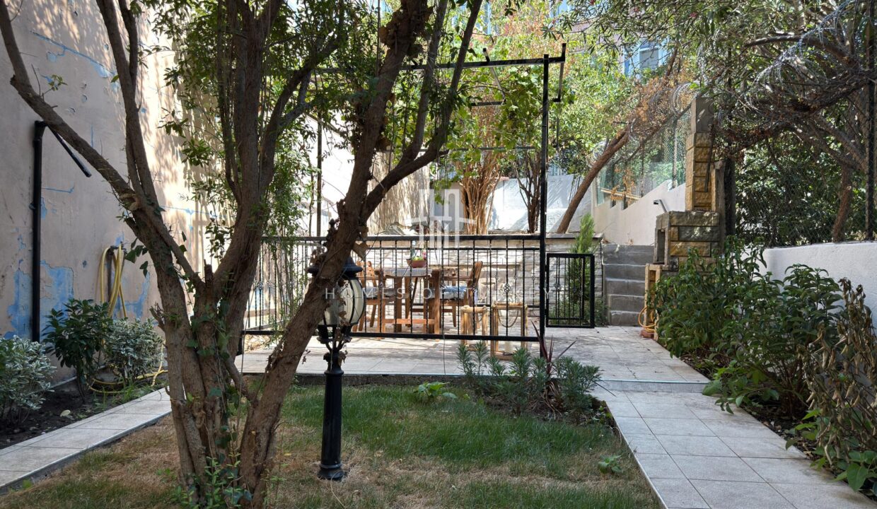 Fully Renovated 3+1 Apartment With Garden For Sale In Bomonti The Heart Of Istanbul- 1,,,