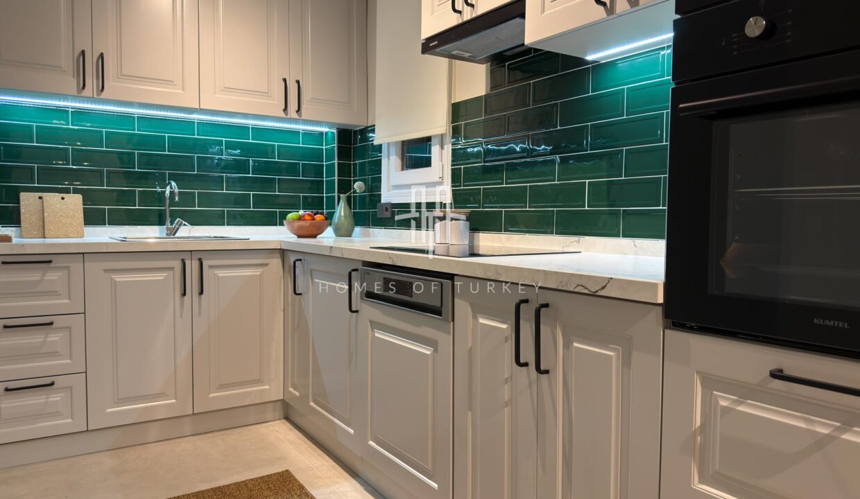 Fully Renovated 3+1 Apartment With Garden For Sale In Bomonti The Heart Of Istanbul- 18