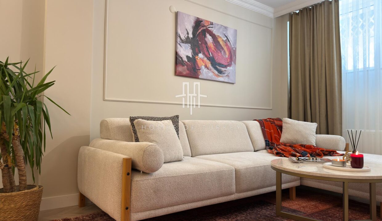 Fully Renovated 3+1 Apartment With Garden For Sale In Bomonti The Heart Of Istanbul- 3