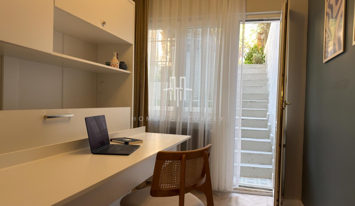 Fully Renovated 3+1 Apartment With Garden For Sale In Bomonti The Heart Of Istanbul- 30