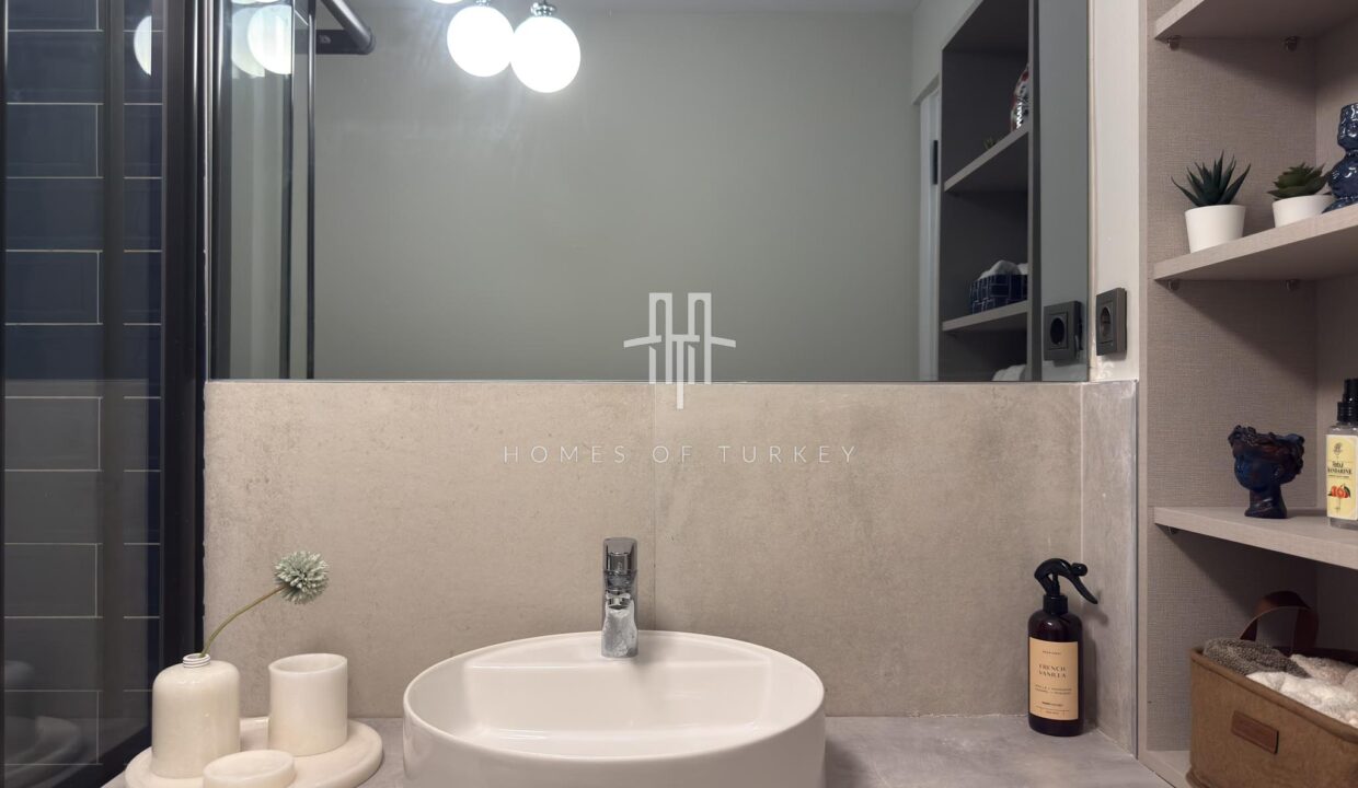 Fully Renovated 3+1 Apartment With Garden For Sale In Bomonti The Heart Of Istanbul- 38