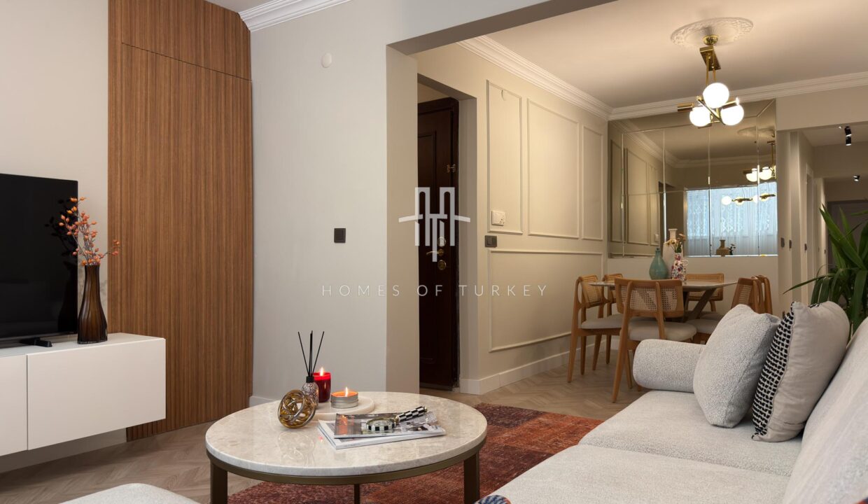 Fully Renovated 3+1 Apartment With Garden For Sale In Bomonti The Heart Of Istanbul- 4