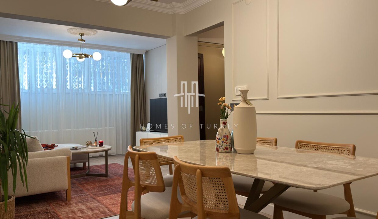 Fully Renovated 3+1 Apartment With Garden For Sale In Bomonti The Heart Of Istanbul- 7