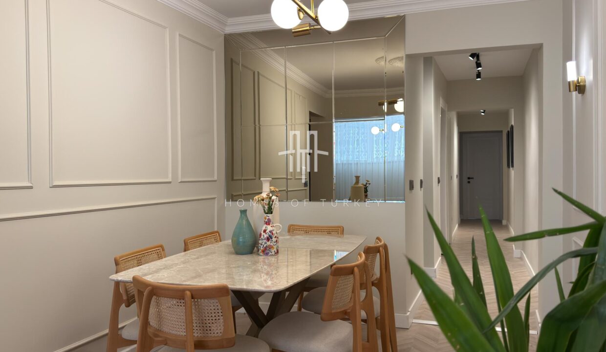 Fully Renovated 3+1 Apartment With Garden For Sale In Bomonti The Heart Of Istanbul- 8