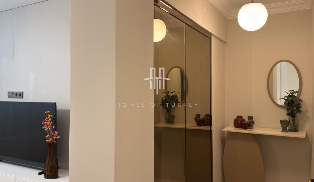 Fully Renovated 3+1 Apartment With Garden For Sale In Bomonti The Heart Of Istanbul- 9