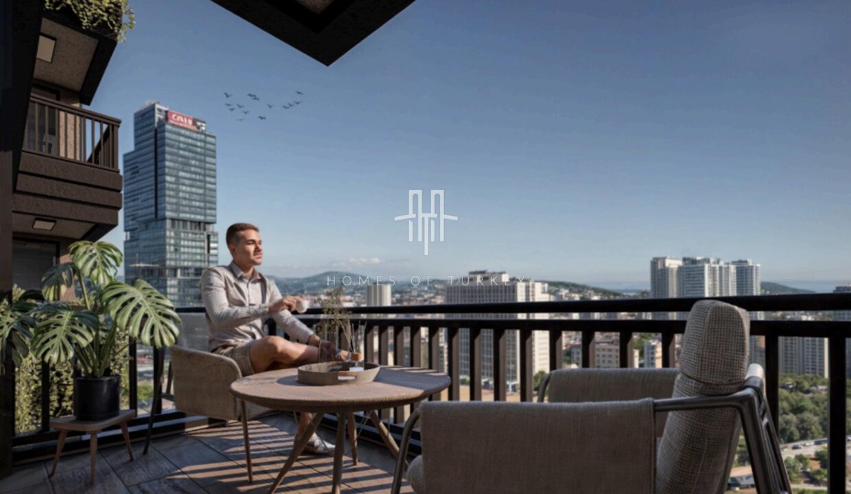 Horizontal Architecture Apartments For Sale In Maltepe In Istanbul With Princes Island Views- 1