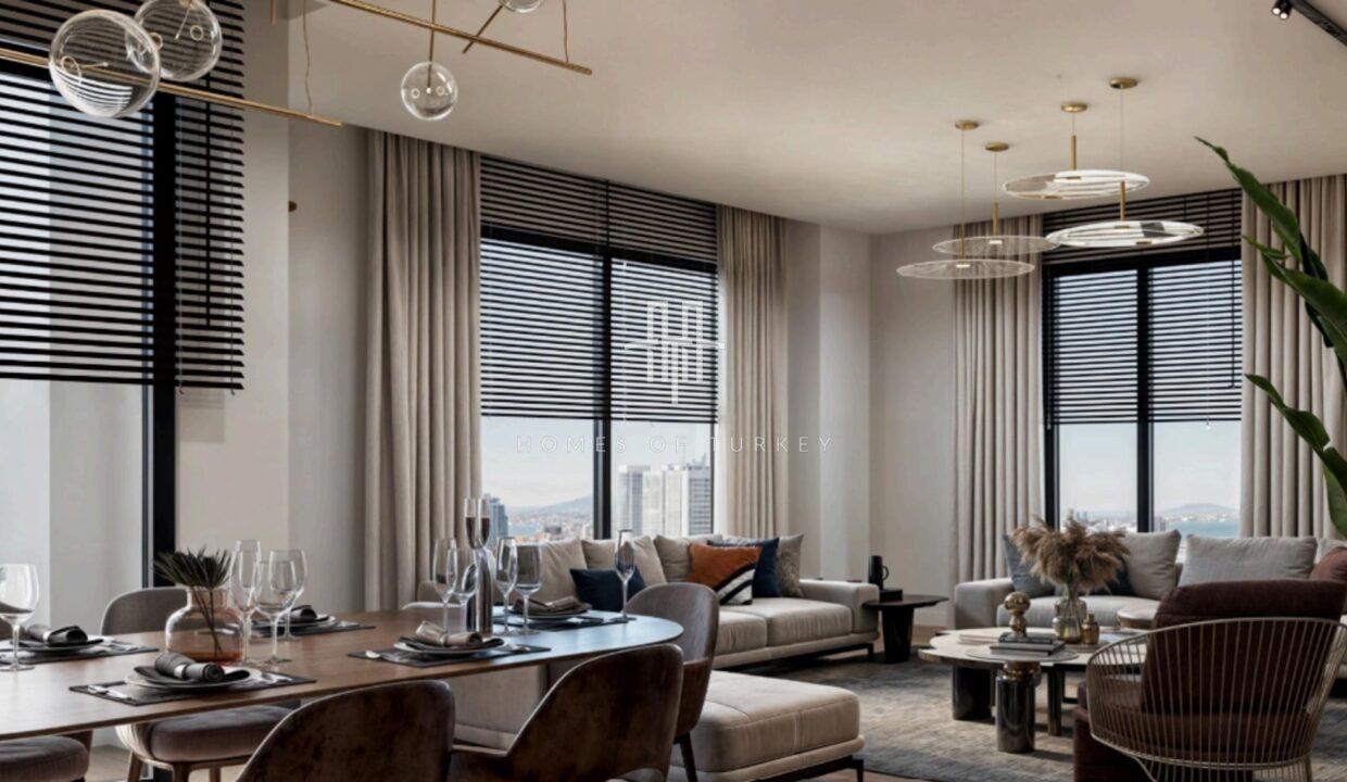 Horizontal Architecture Apartments For Sale In Maltepe In Istanbul With Princes Island Views- 7