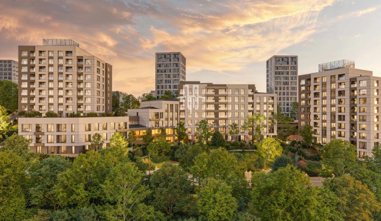 Project in Istanbul Ataşehir Close to The Financial Center and Featuring Horizontal Architecture- 1