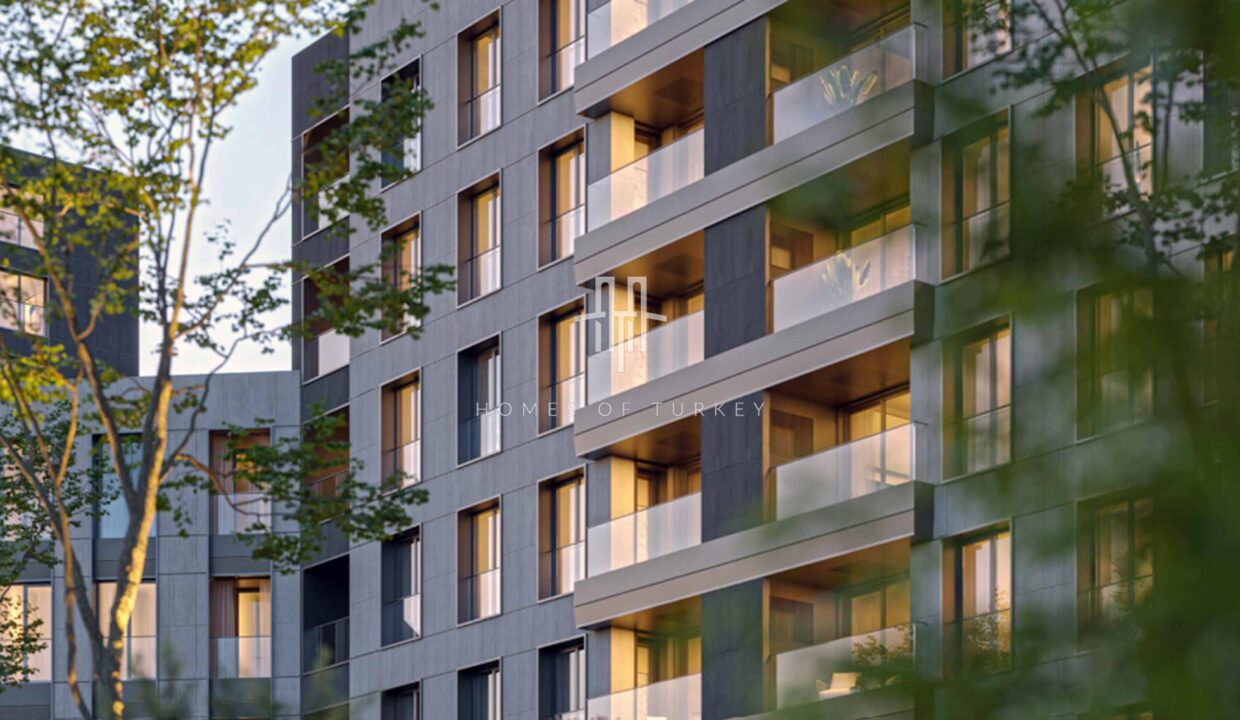 Project in Istanbul Ataşehir Close to The Financial Center and Featuring Horizontal Architecture- 4