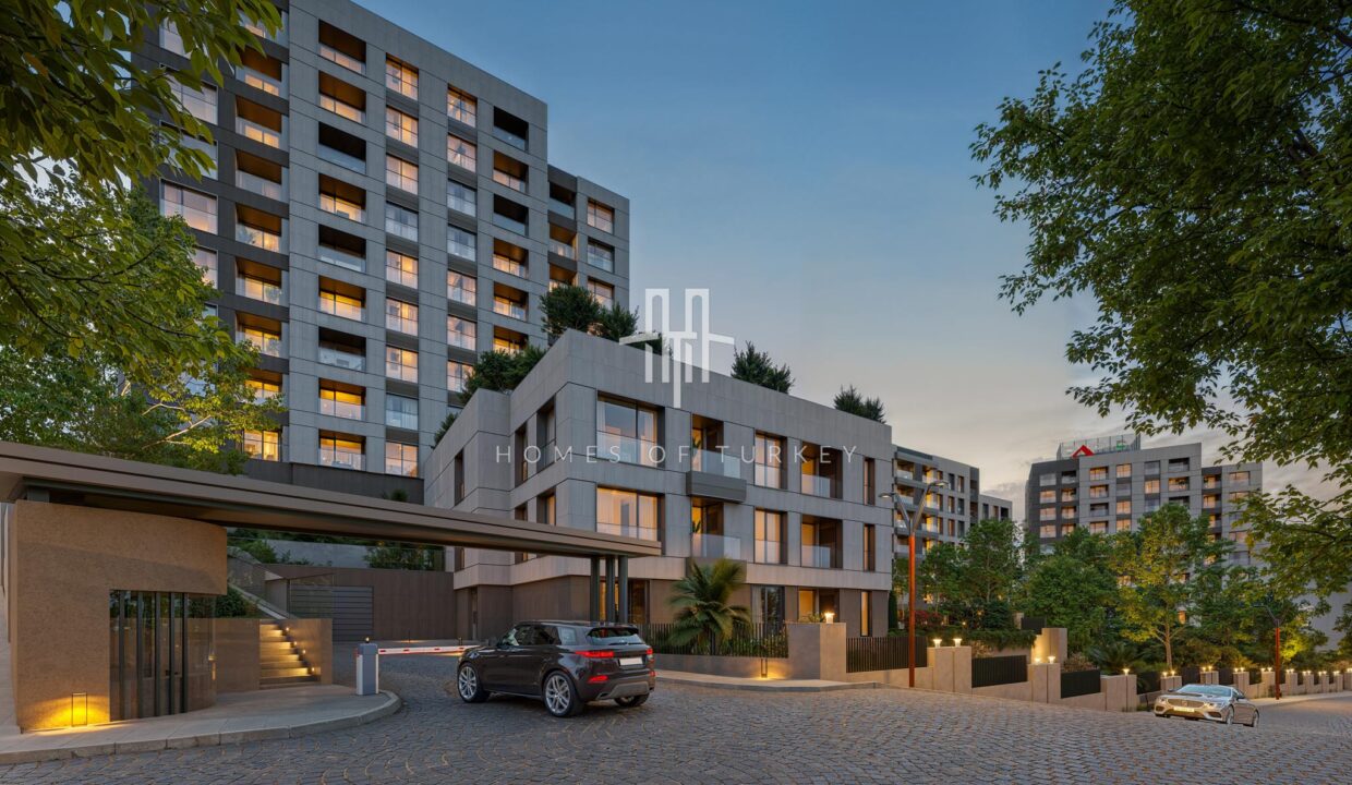 Project in Istanbul Ataşehir Close to The Financial Center and Featuring Horizontal Architecture- 7