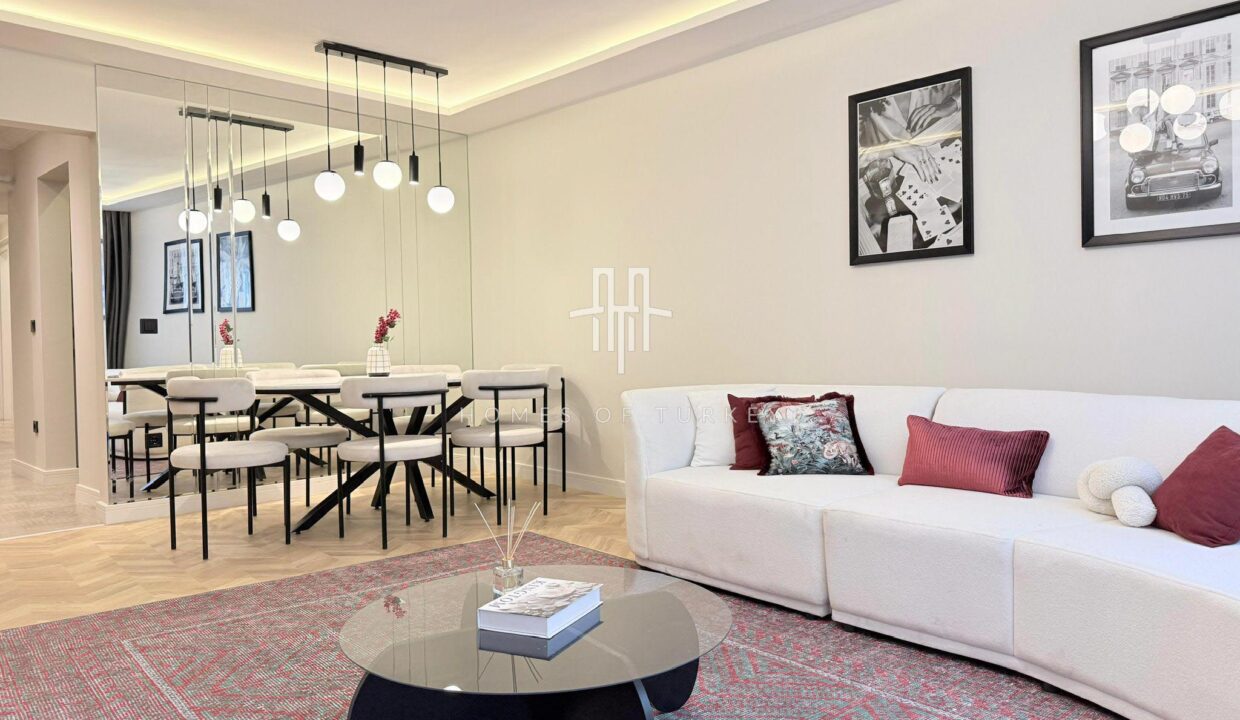 Fully Renovated and Furnished 3+1 Apartment For Sale in Nişantaşı in Istanbul- 2