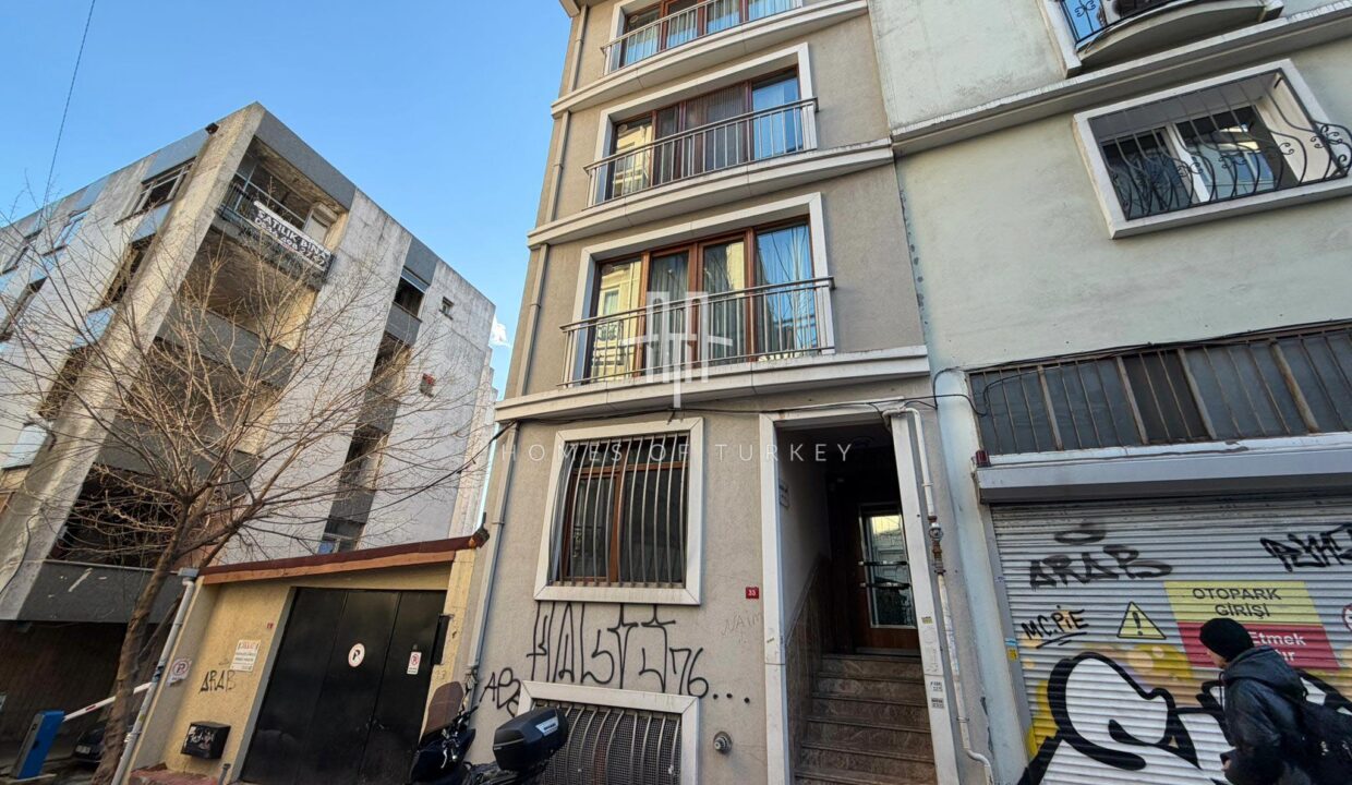 Two 1+1 Apartments For Sale in a Young Building in Cihangir in Istanbul Offering An Investment Opportunity- 16