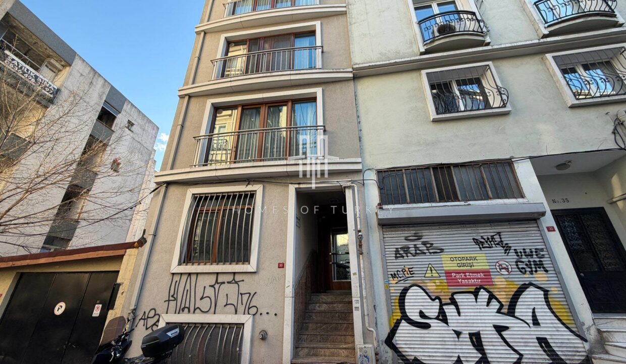 Two 1+1 Apartments For Sale in a Young Building in Cihangir in Istanbul Offering An Investment Opportunity- 16,