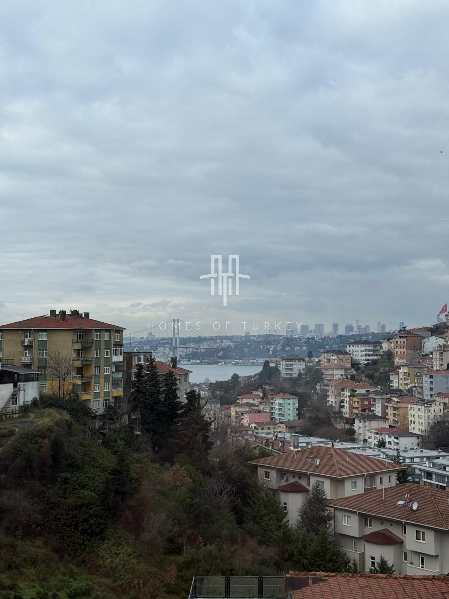 Apartment for Sale in Üsküdar Istanbul with Bosphorus View