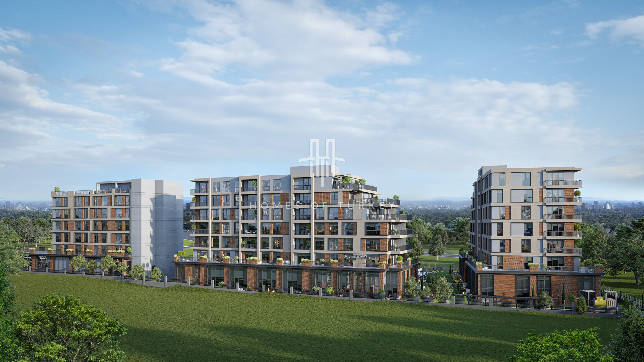 Apartments for Sale in Küçükçekmece Istanbul with Lake View