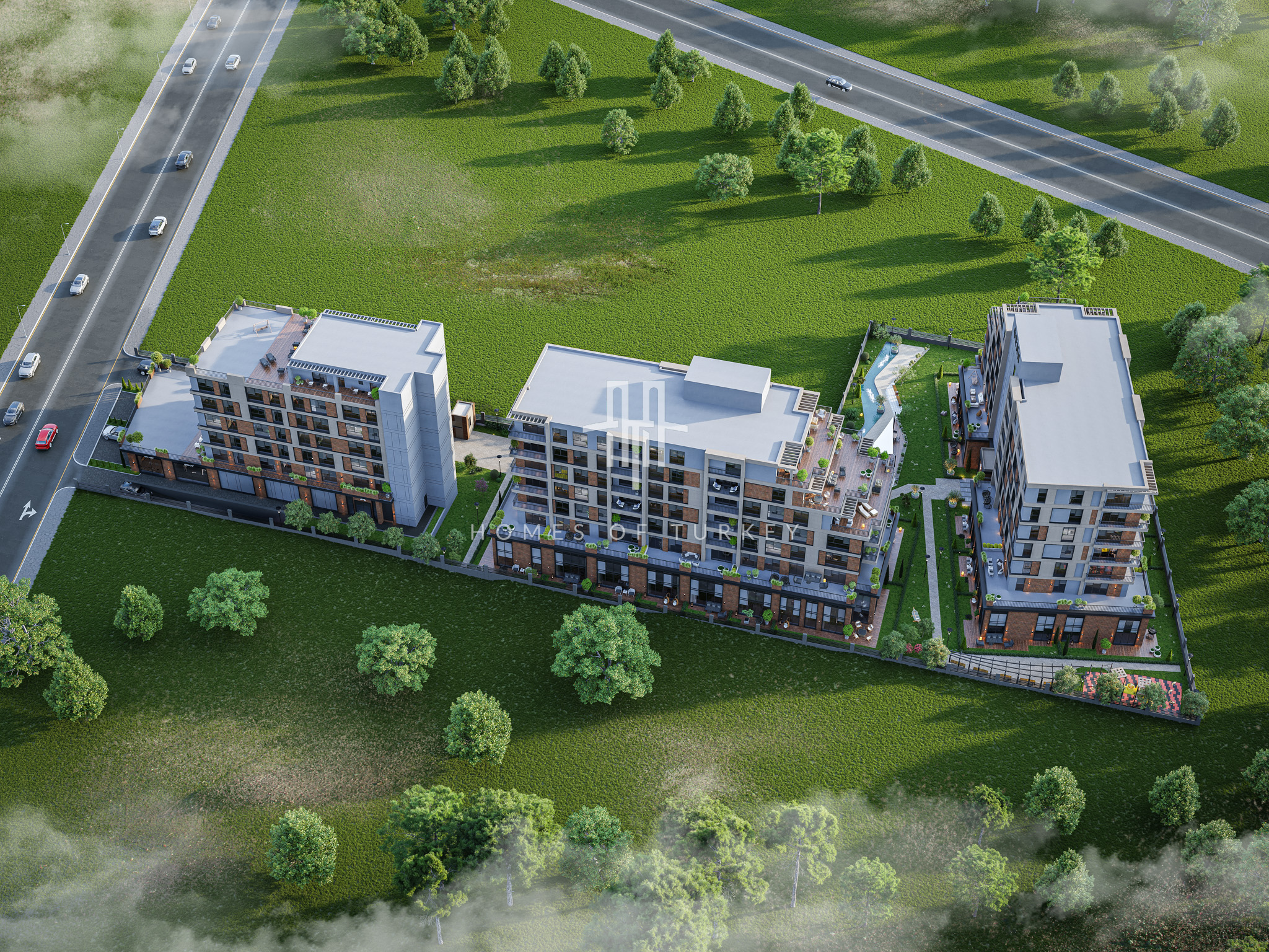 Apartments for Sale in Küçükçekmece Istanbul with Lake View