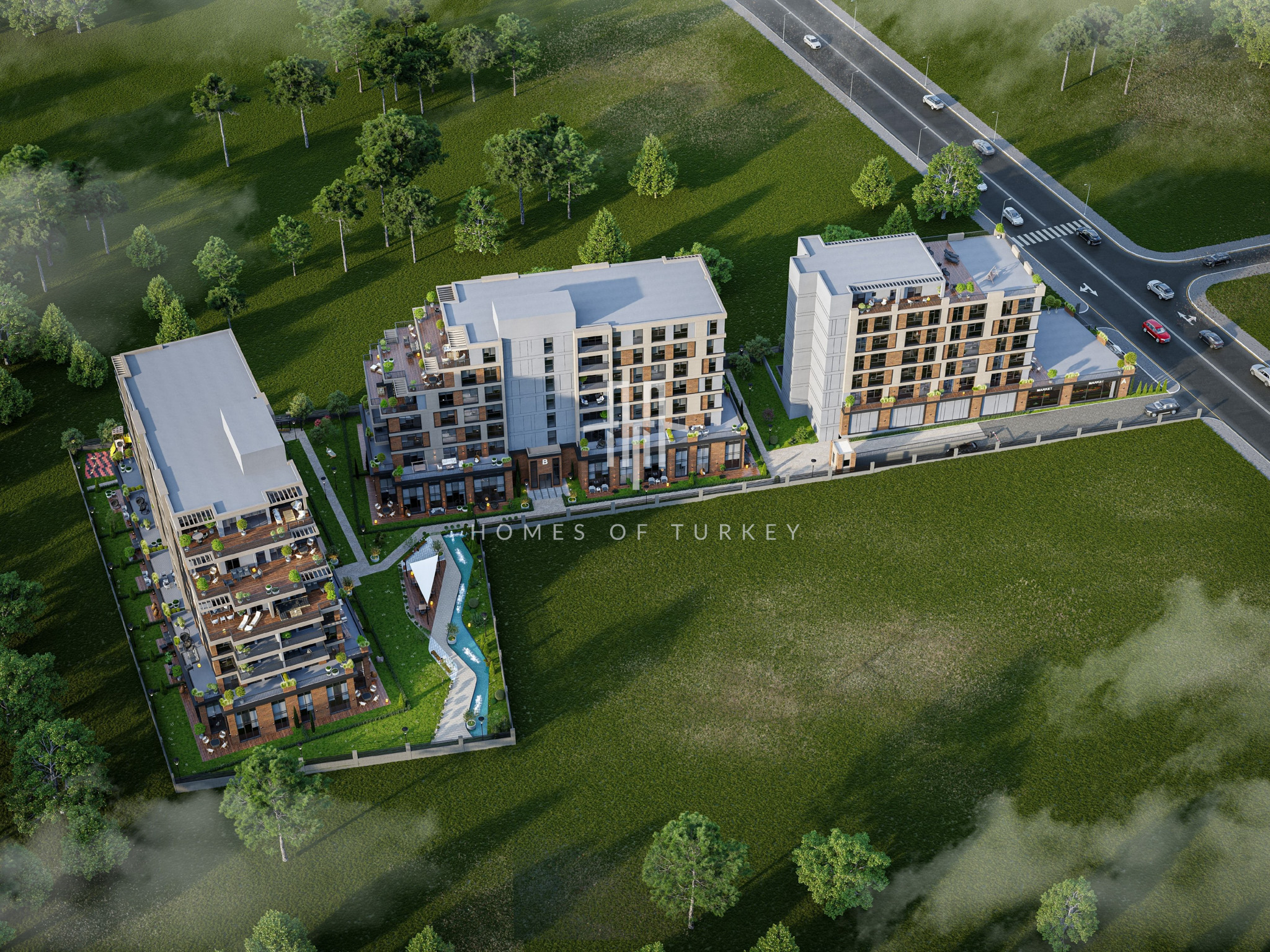 Apartments for Sale in Küçükçekmece Istanbul with Lake View