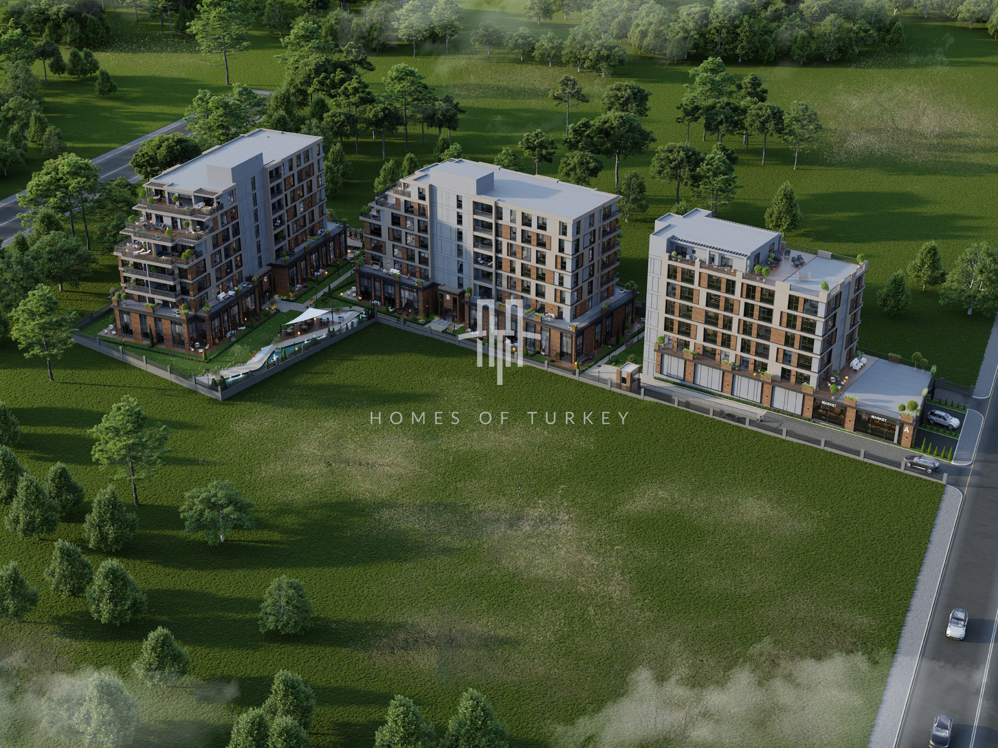 Apartments for Sale in Küçükçekmece Istanbul with Lake View