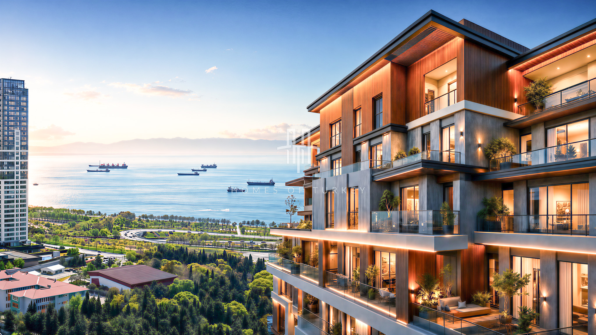 Sea View Apartments for Sale Near Marmaray in Zeytinburnu Istanbul