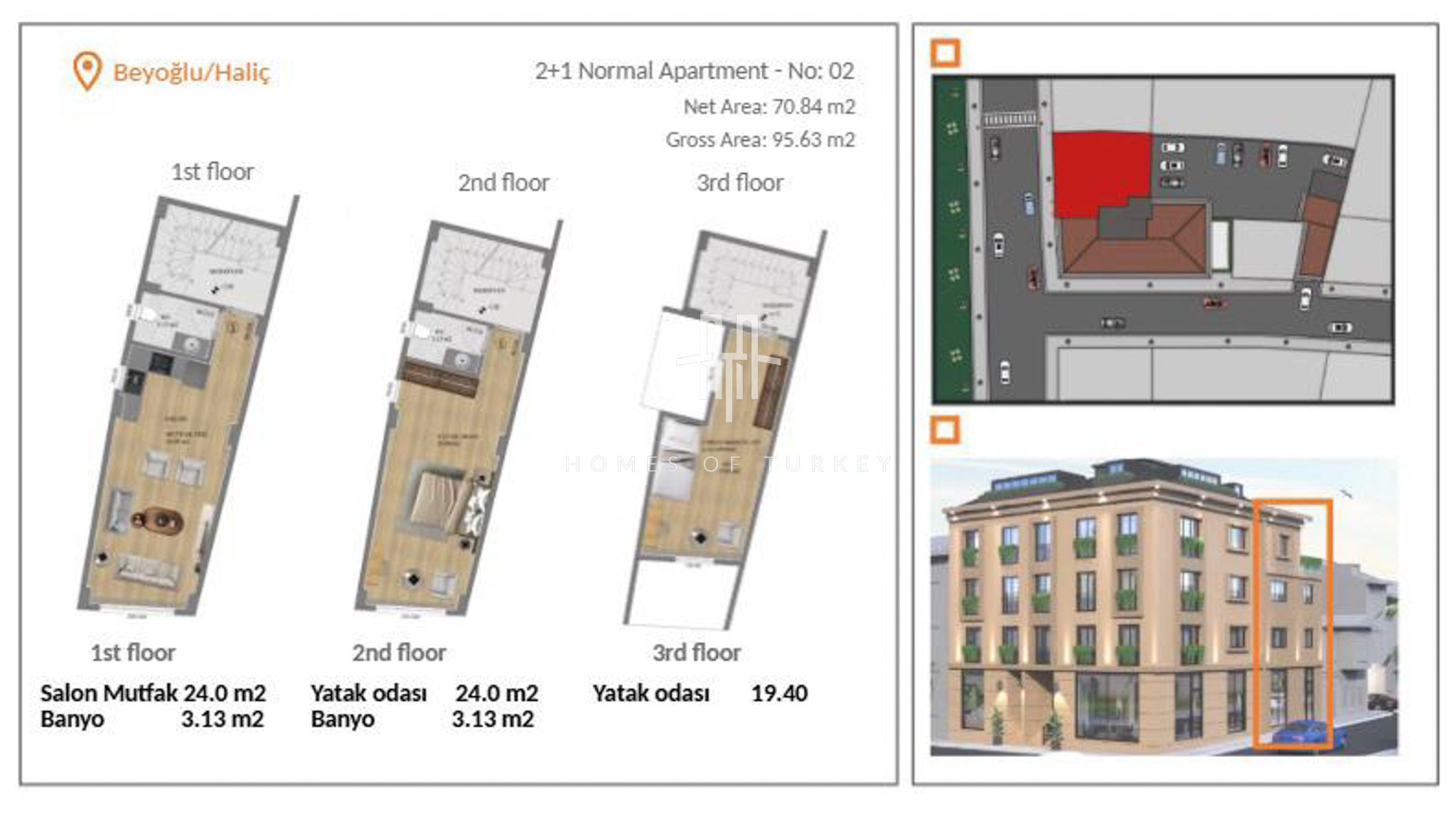 Building for Sale in Beyoğlu Istanbul Near Golden Horn Coast