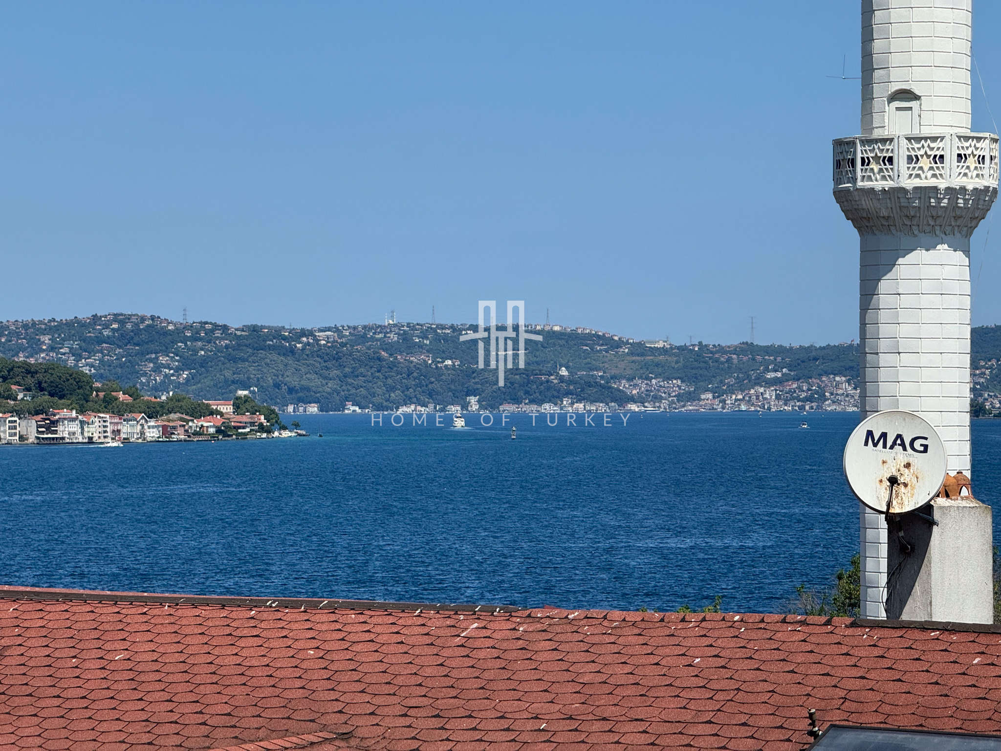 Bosphorus View Mansion For Sale in Beykoz Istanbul
